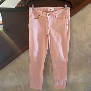 Pink skinny jeans